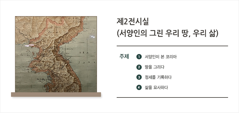 제2전시실(서양인의 그린 우리 땅, 우리 삶)